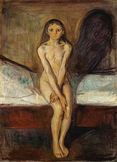 Puberty van Edvard Munch